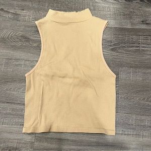 Zara mockneck ribbed seamless crop top from limitless collection